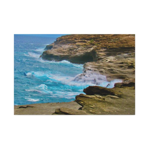 Coastal Serenity Wall Art Canvas, Ocean Art, Home Decor, Beach-Themed Decoration, Seascape Canvas Print, Gift for Nature Lovers - Image 6
