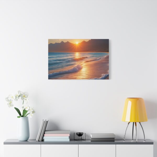 Canvas Wall Art - Serene Beach Sunset, Ocean Decor for Home, Nature Lovers Gift - Image 18