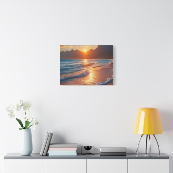 Canvas Wall Art - Serene Beach Sunset, Ocean Decor for Home, Nature Lovers Gift - Image 9